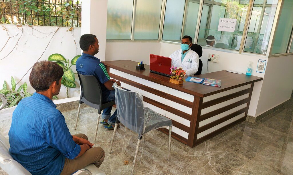 Dr. A. Kumar’s Pathology Reception Area